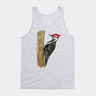 Pileated woodpecker watercolor Tank Top